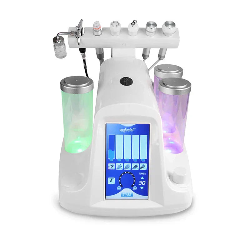 Six-Headed Small Bubble Beauty Instrument Ultra-Fine Bubble Skin