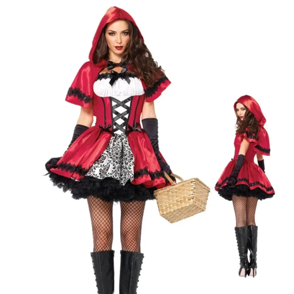 Sexy Ladies Adult Little Red Riding Hood Halloween