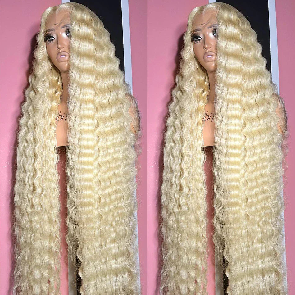 Honey Blonde Deep Wavex Hd Lace Frontal Wig