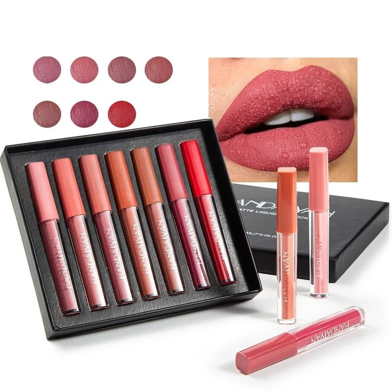 Matte Velvet Lip Gloss Glaze Waterproof Lasting