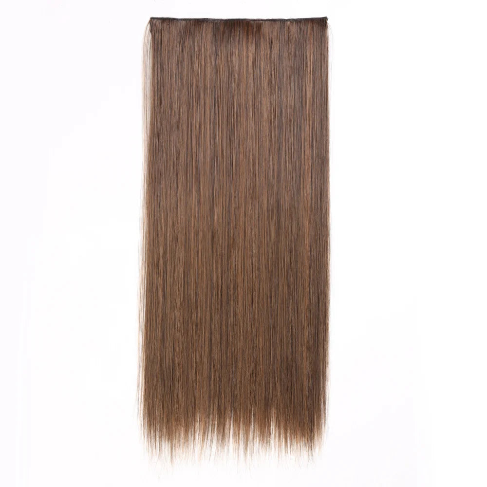 Synthetic Clip In Hair Extensions Pcs/Set Clips Long