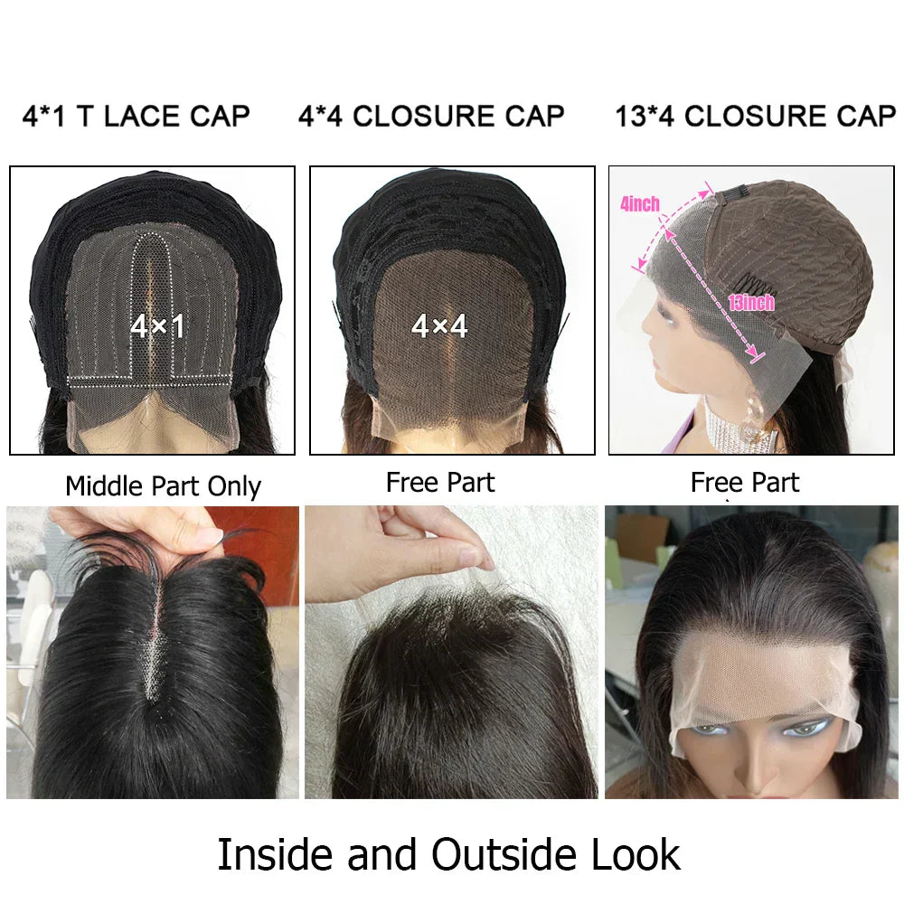 Straight Lace Front Wig Human Hair Wigs