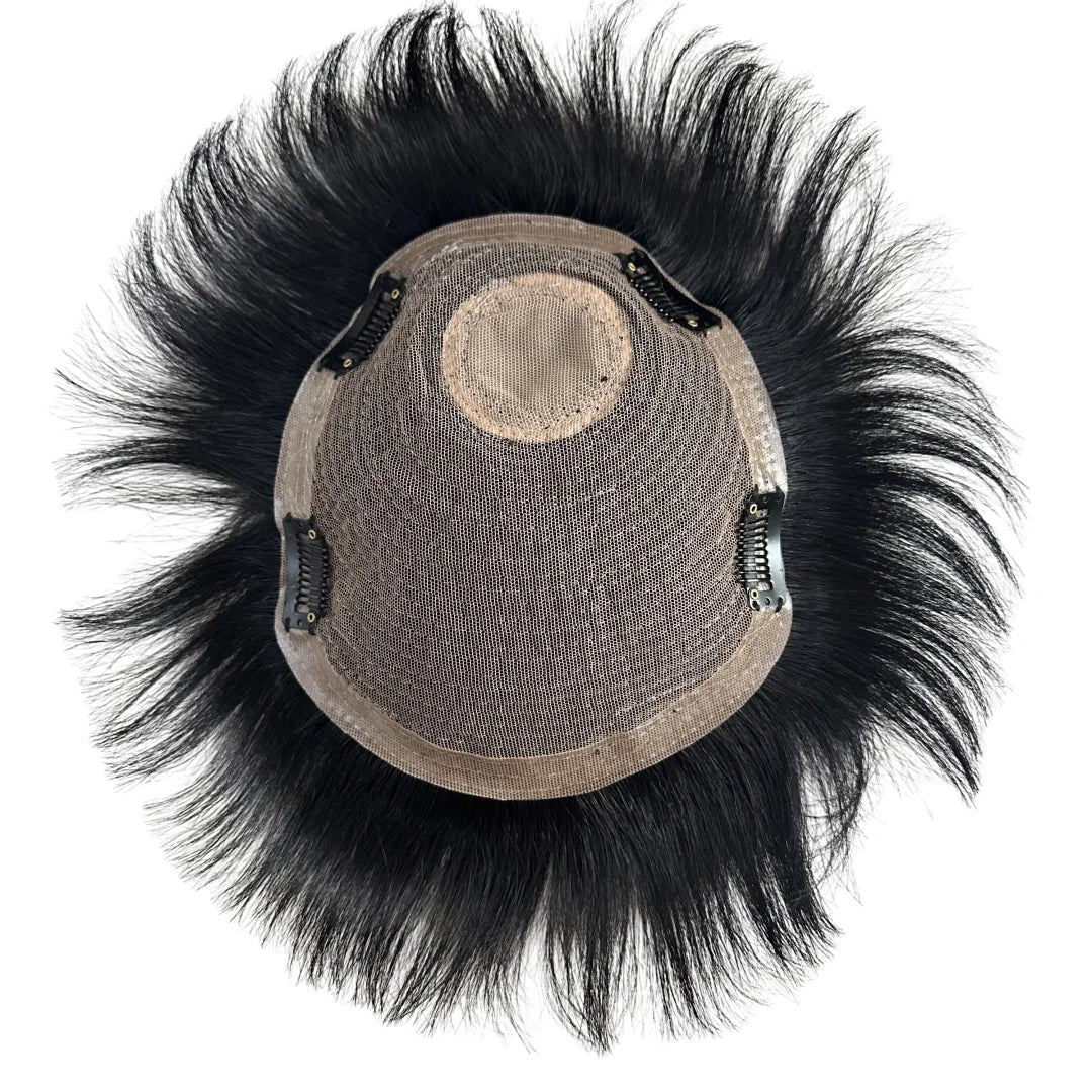 Prosthetic Hair Male % Human Hair Toupee Wigs