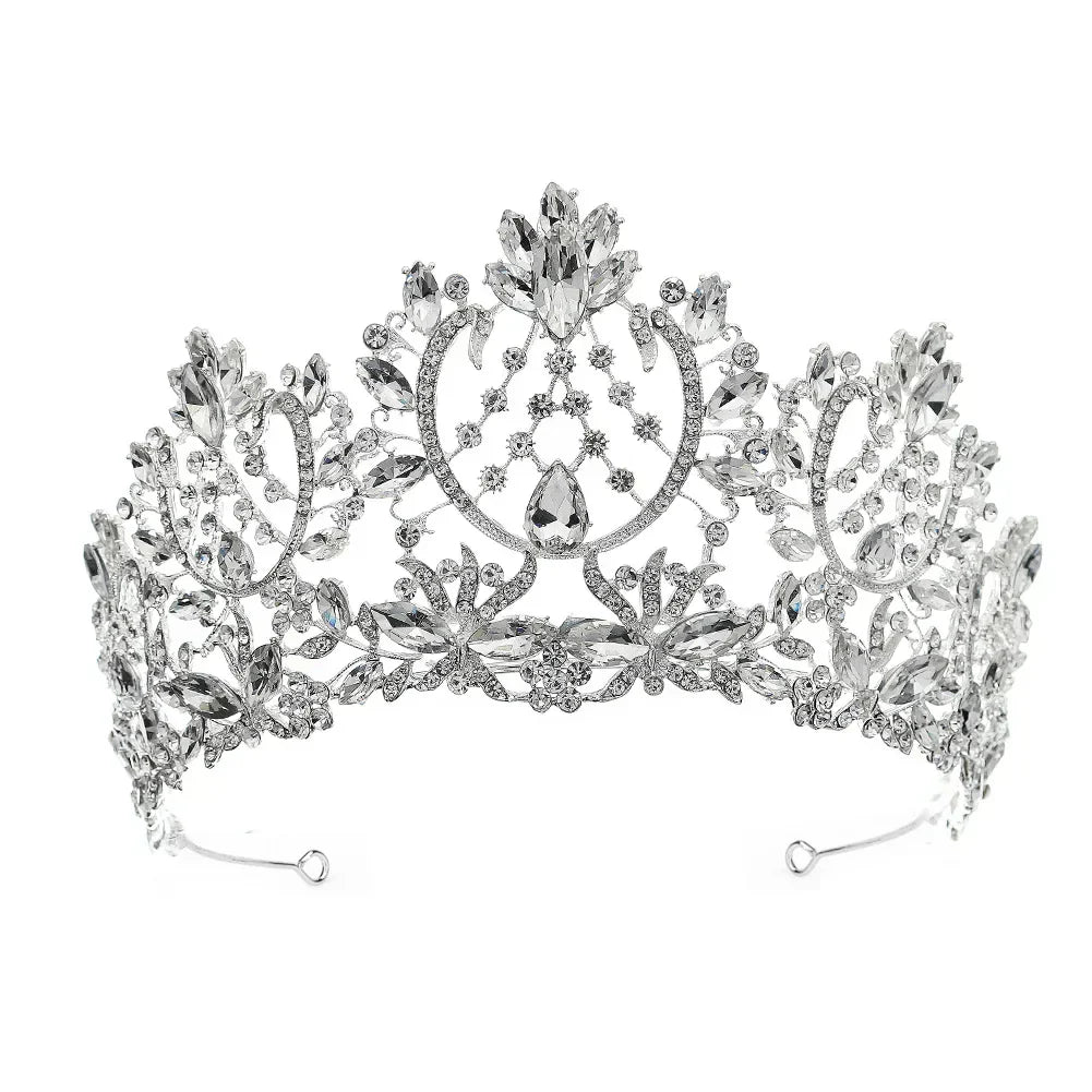 Rhinestone Tiaras And Crowns Crystal Bridal Wedding Hair