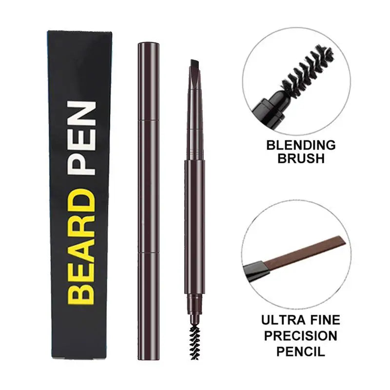 Sdotter Waterproof Beard Pen Men Beard Filling Pencil