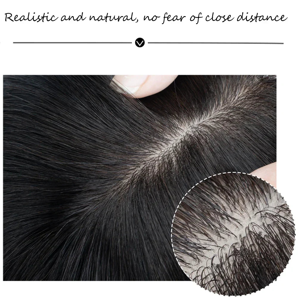 Synthetic Hair Fake Fringe Clip In Bang Cover