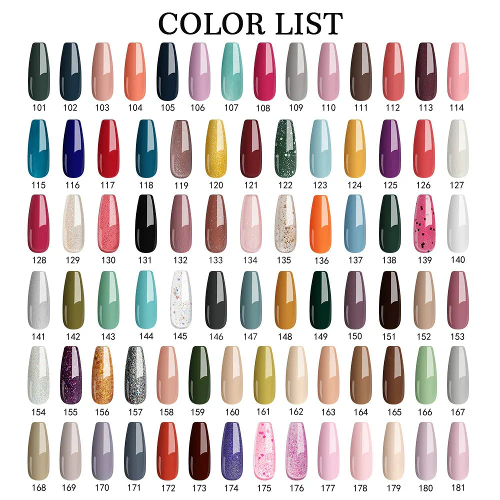 Phoenixy Gel Nail Polish Set With W Nail