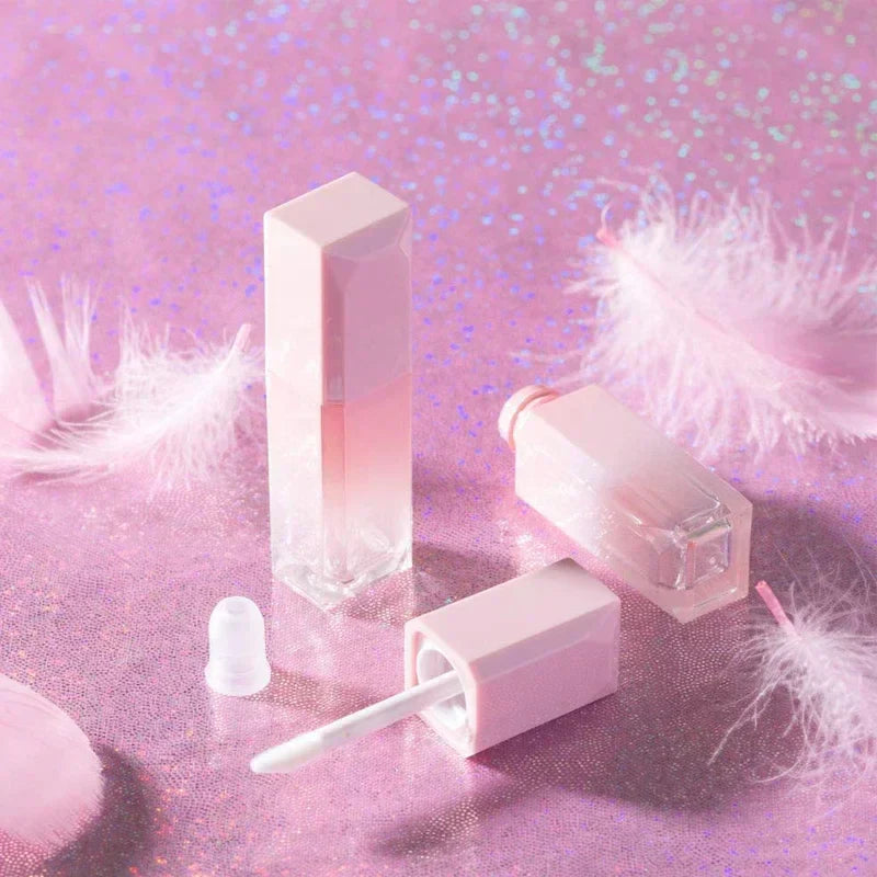Gradient Lip Gloss Tubes Containers Plastic Refillable Lip