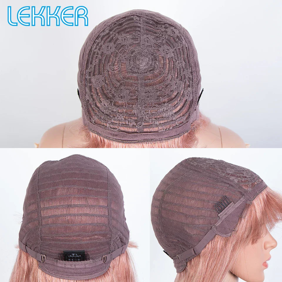 Lekker Wear To Go Rose Pink Bone Straight