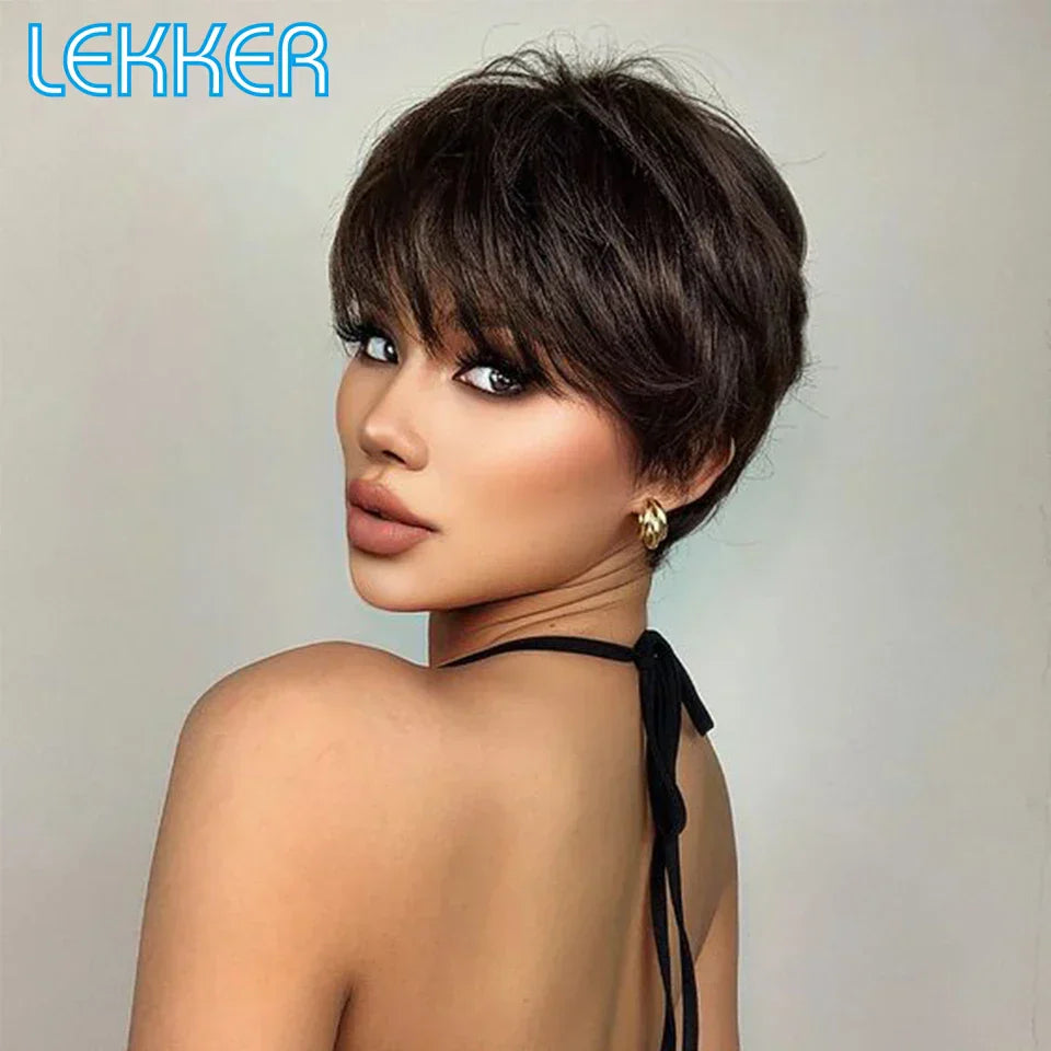 Lekker Wear And Go Short Pixie Cut Straight