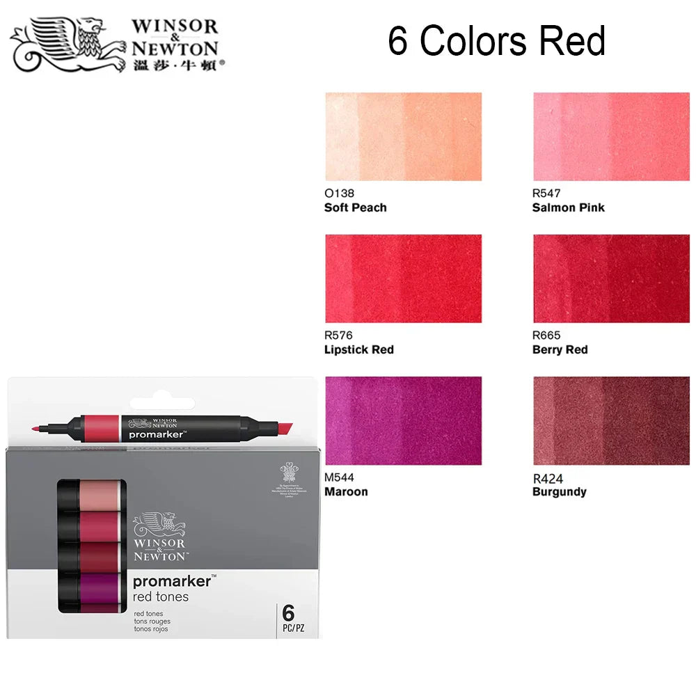Winsor&Newton Colors Promarkers Alcohol Base Ink Twin
