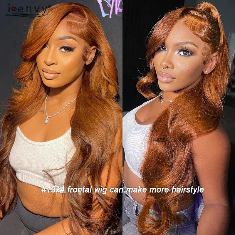 Ginger Blonde Lace Front Wigs Pre Pluck