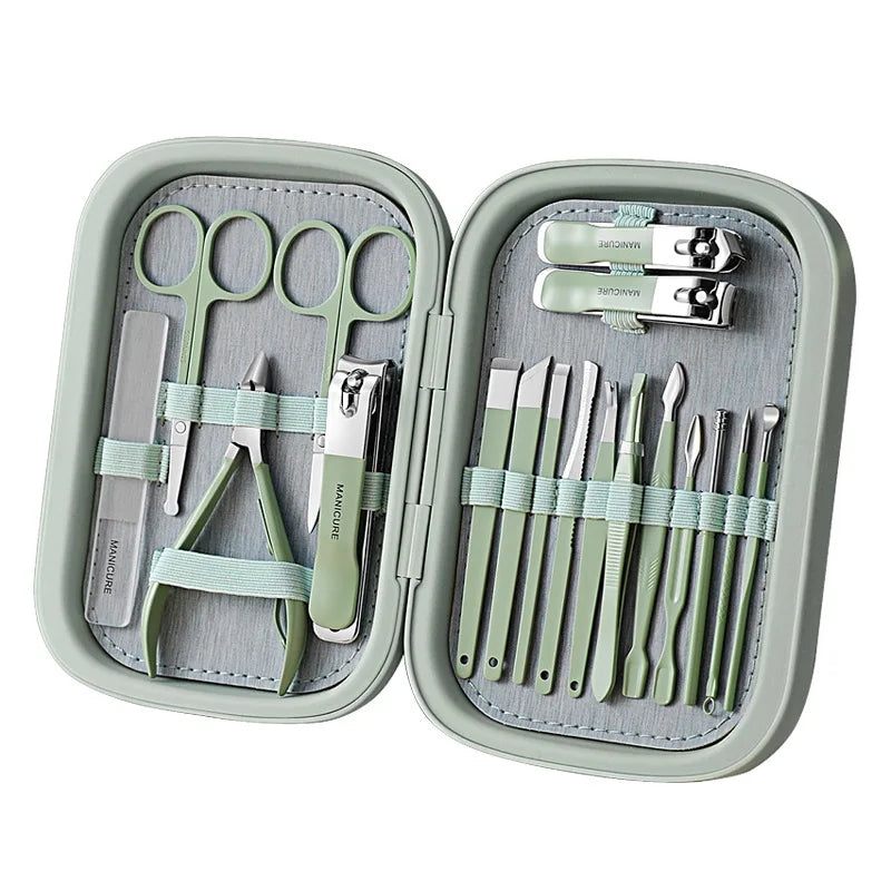 New In Professional Manicure Set Stainless Steel Nail