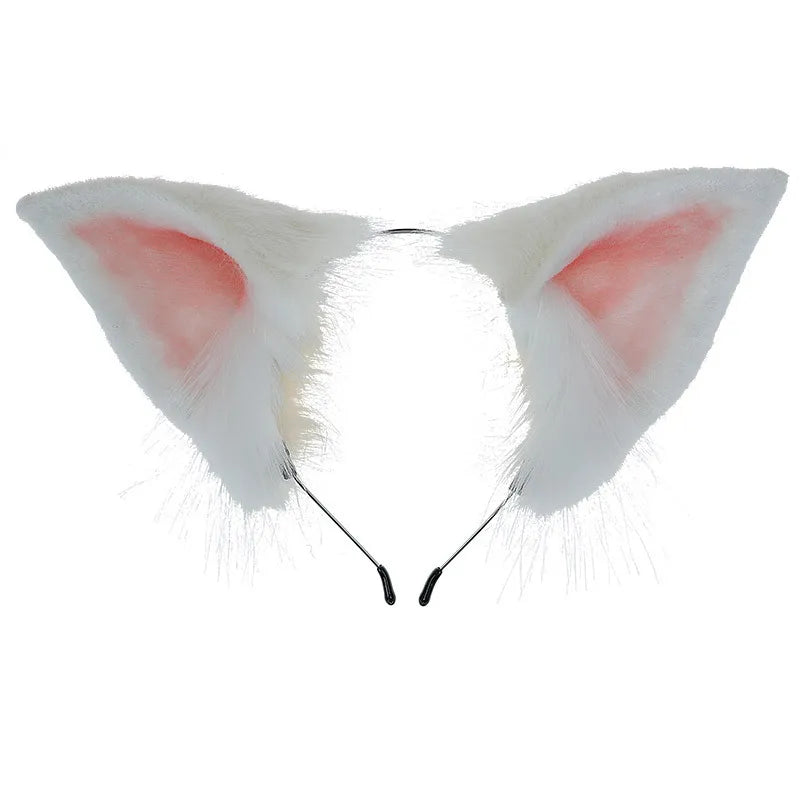 New Hand Made Cat Fox Ears Head Band