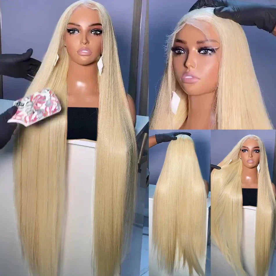 Hd Transparent Blonde Lace Frontal Wig