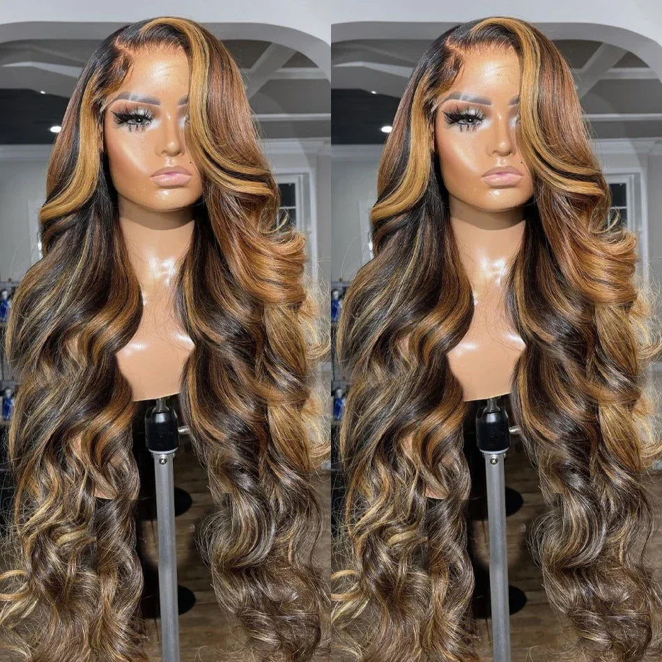Body Wave Ombre Highlight Hd Lace Frontal