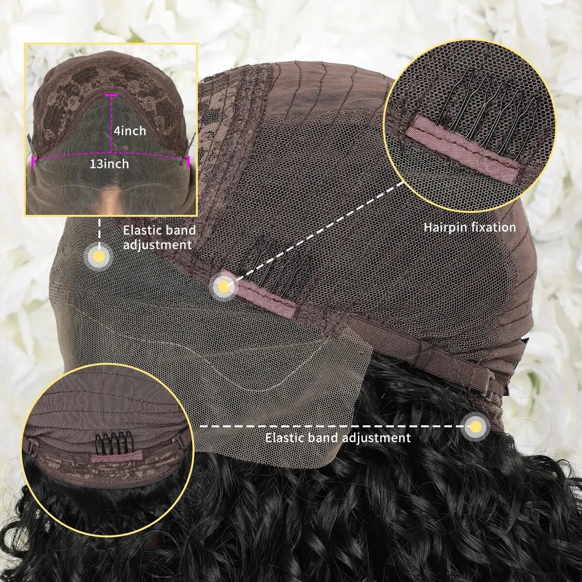 Long Curly Hair Wigs * Lace Front Hair