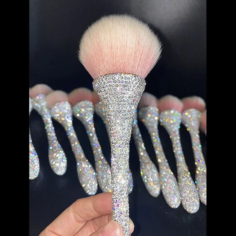 Gold Diamond Makeup Brushes Cosmetic Makeup Brushes