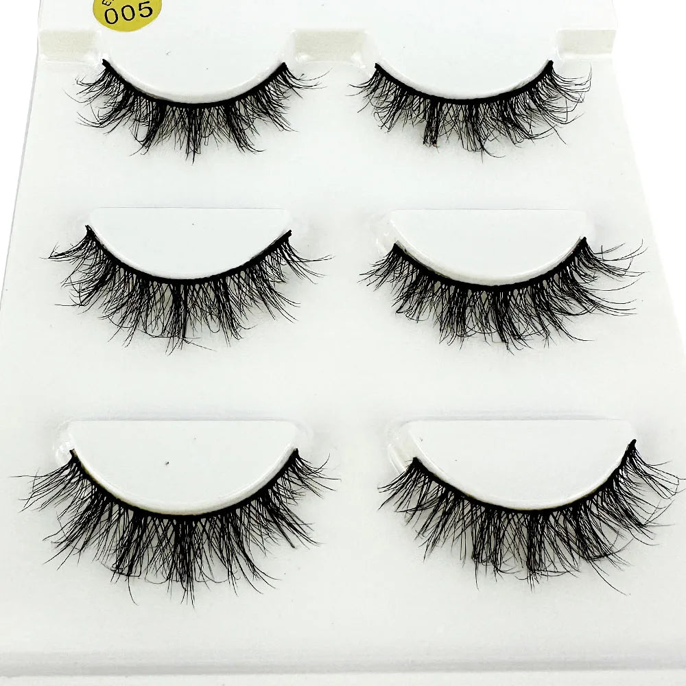 Faux Mink Eyelashes Hair Soft False