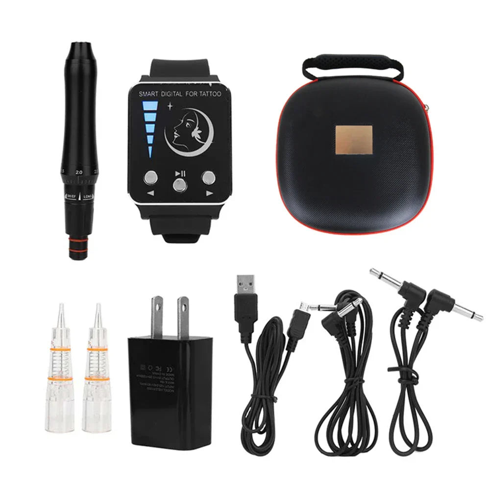 Smart Digital Wireless Permanent Makeup Watch Tattoo Machine