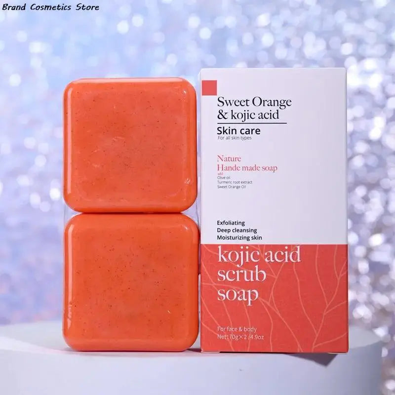 Kojic Acid Scrub Soap with Glutathione - Skin Lightening & Brightening