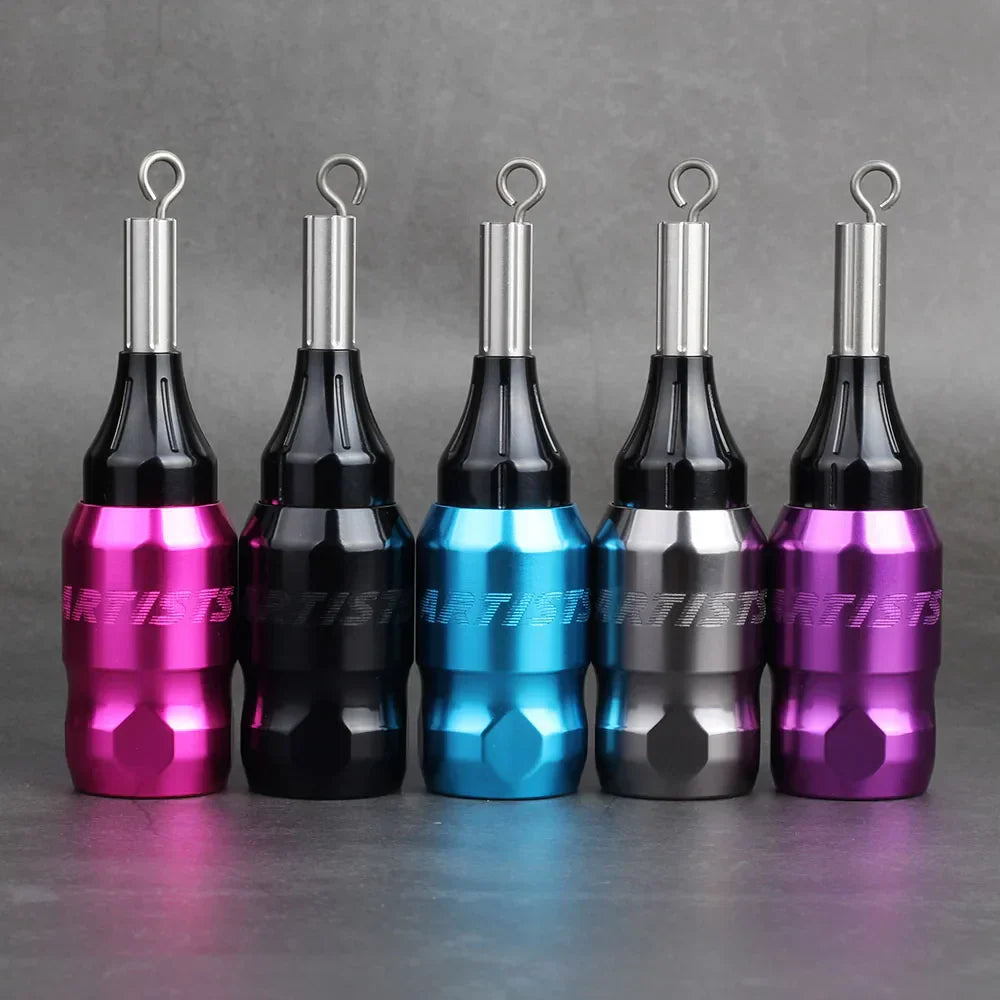Adjustable Aluminium Alloy Rotary Tattoo Grip Knurled