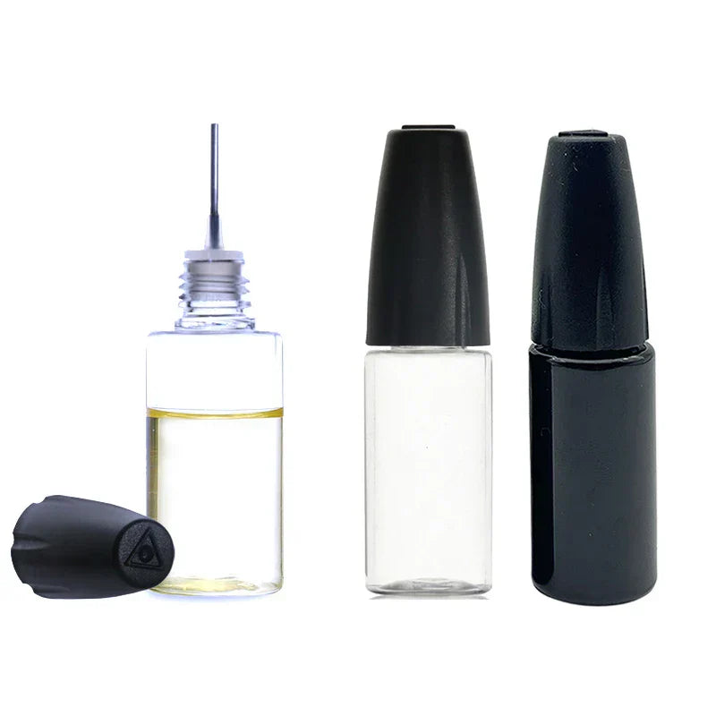 Pet Clear Vial With Long Thin Tip Dropper