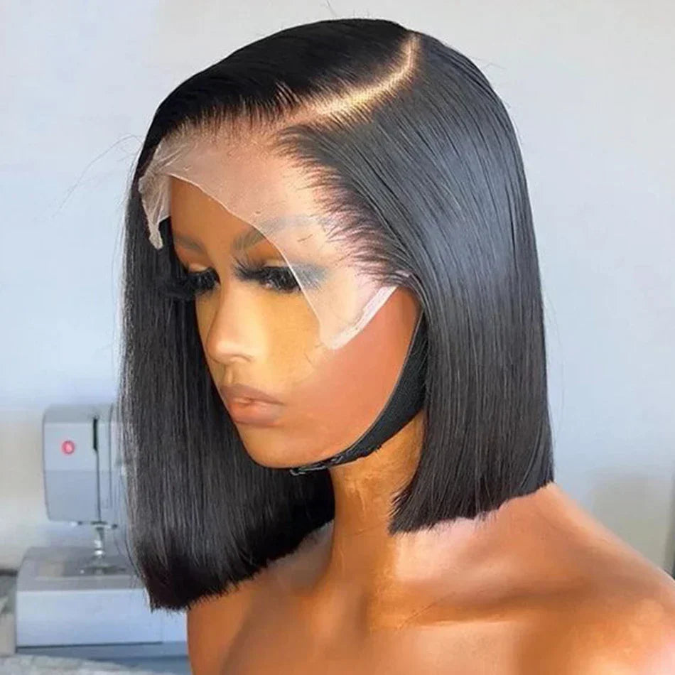 Bob Wig Brazilian Hair Lace Front Human Hair