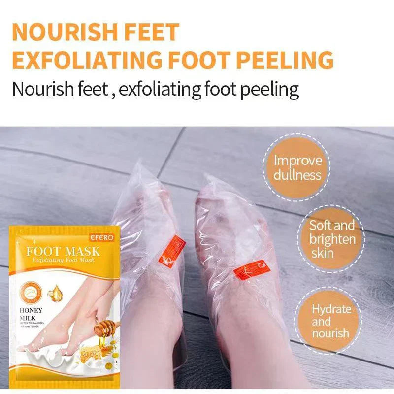 Pair Honey Foot Mask For Remove