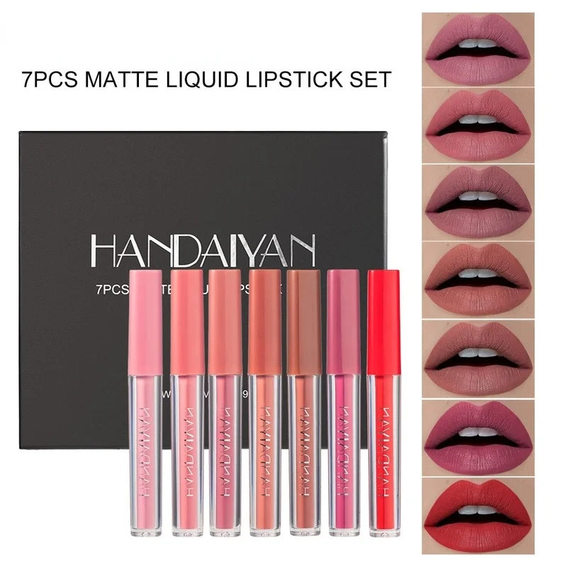 Matte Velvet Lip Gloss Glaze Waterproof Lasting