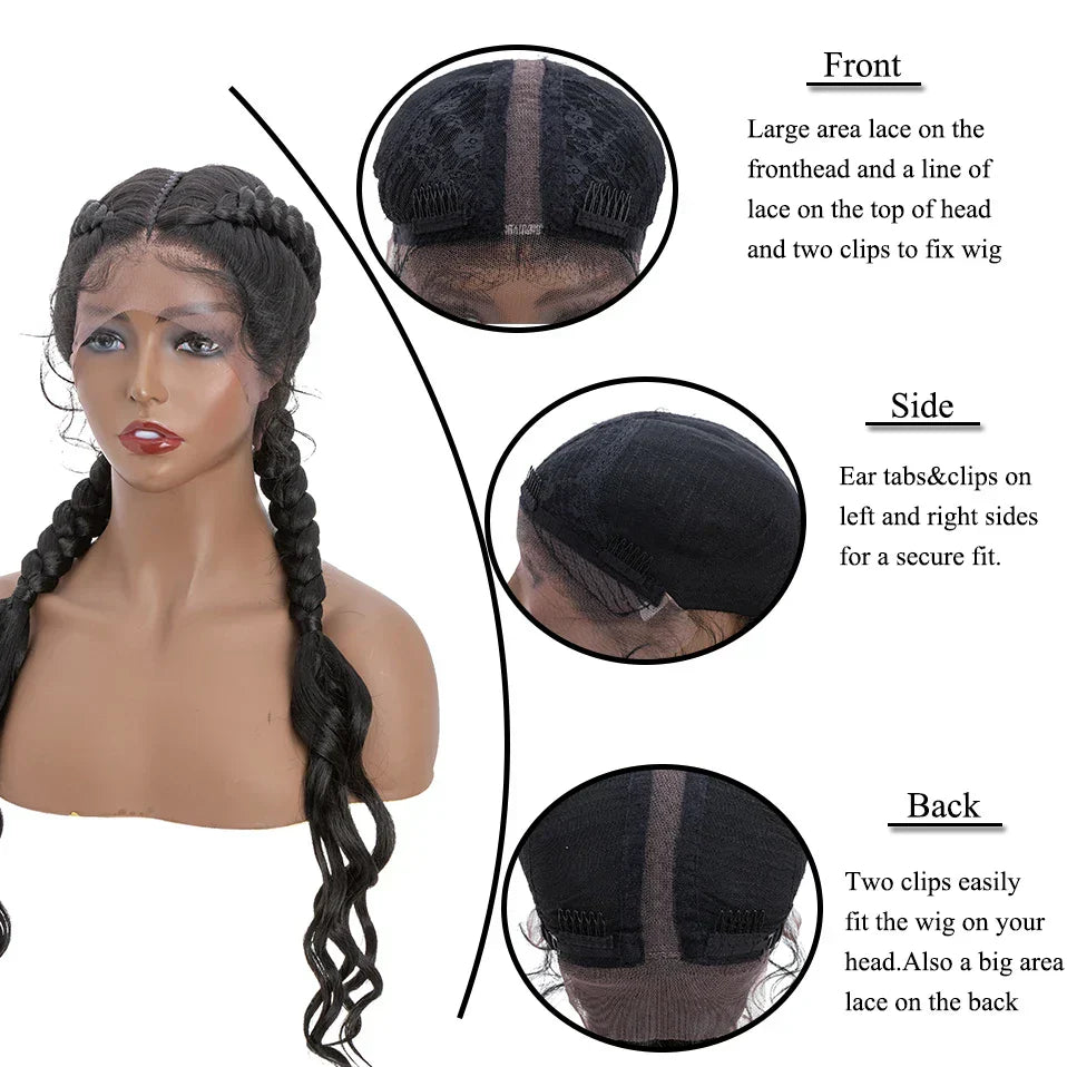 My-Lady Synthetic Inches Lace Front Hair Wig Black