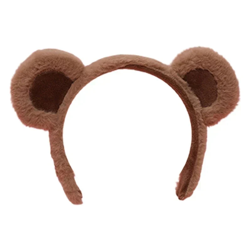 Lolita Plush Hair Hoop Animal Bear Ears Headwear