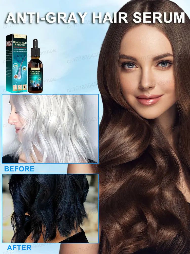 Anti-Grey Hair Essence, Restore Natural Hair Color And