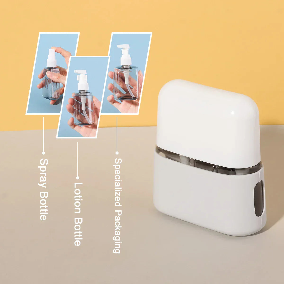 In And Travel Bottles Set Shampoo Shower Gel