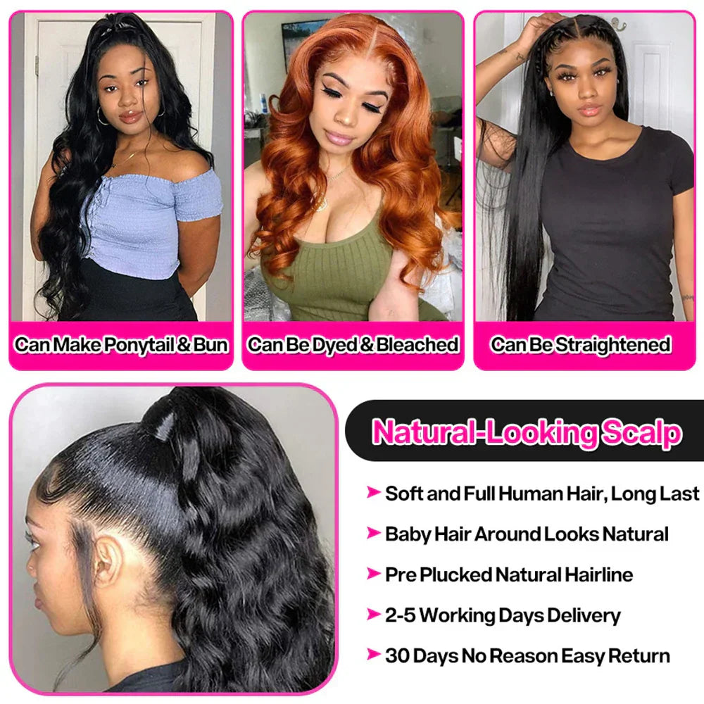 Transparent Lace Frontal Wig Body Wave