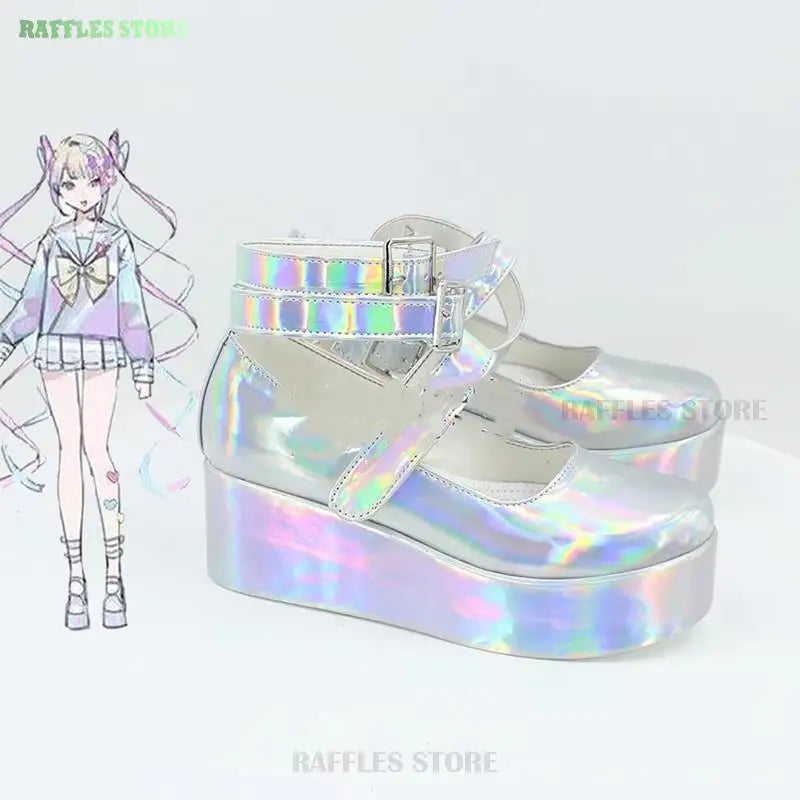 Needy Girl Overdose Kangel Cosplay Costume Lolita Shoes