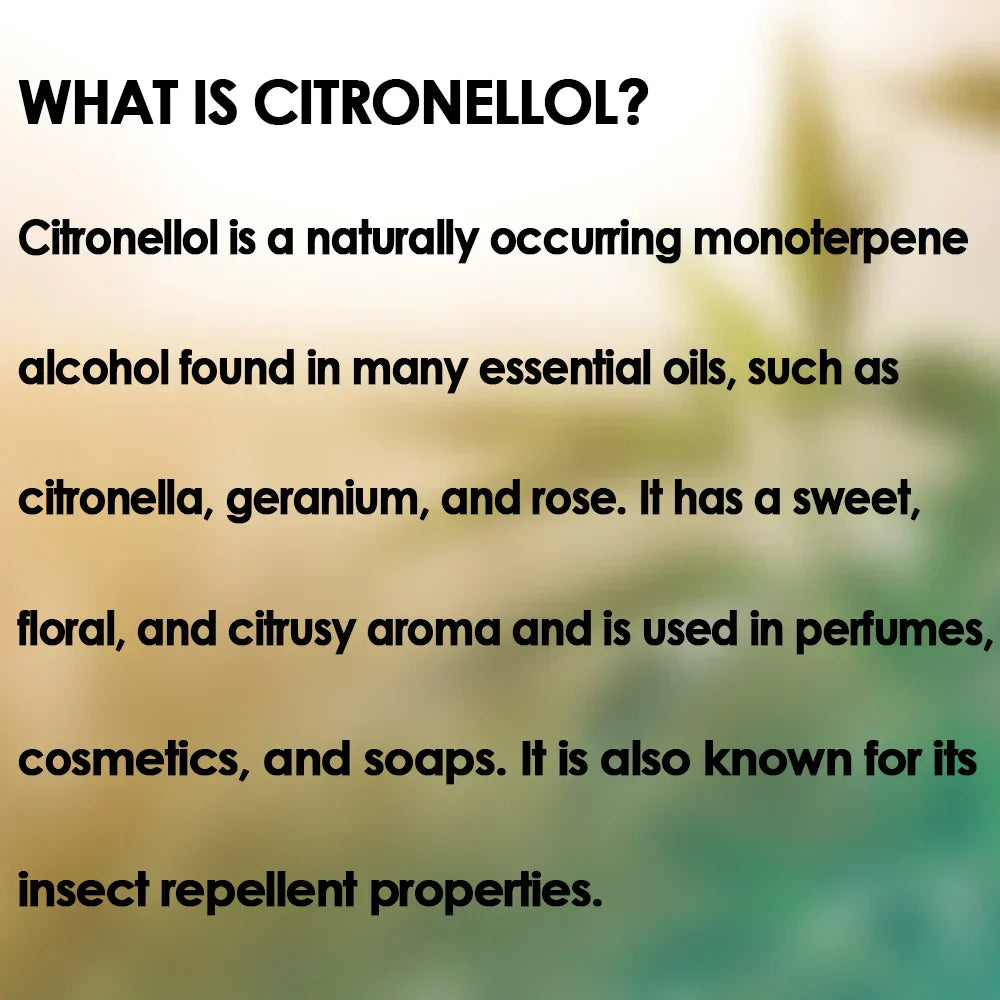 Osm Food-Grade Natural Pure Terpene Citronellol With Purity