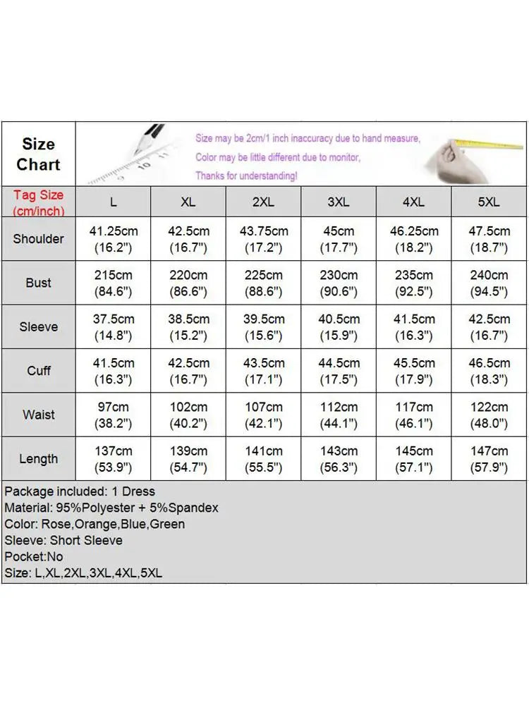 Vonda Women Printed Maxi Dresses Summer Long Robe