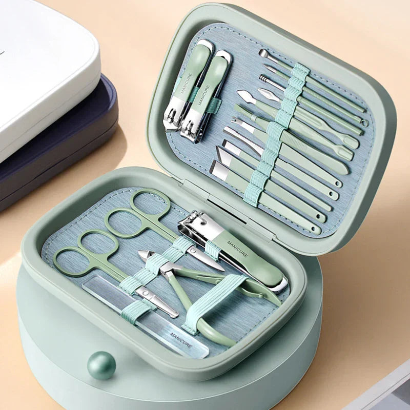 New In Professional Manicure Set Stainless Steel Nail