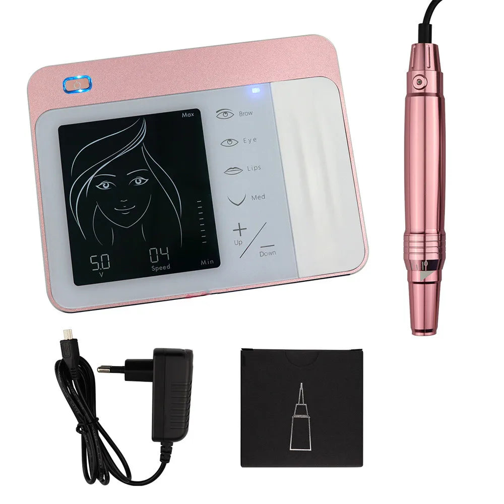 New Multifunctional Microblading Tattoo Pen Machine Kit Eyebrow