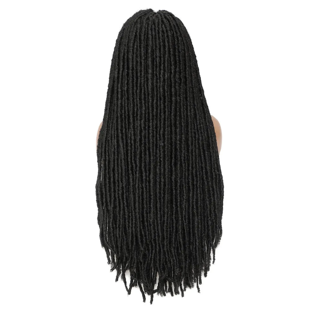 Tress Synthetic Full Lace Wig Faux Locs Braided