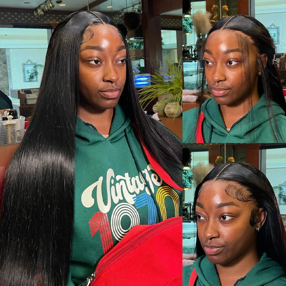 Straight Lace Human Hair Frontal Wig 13X4 13X6