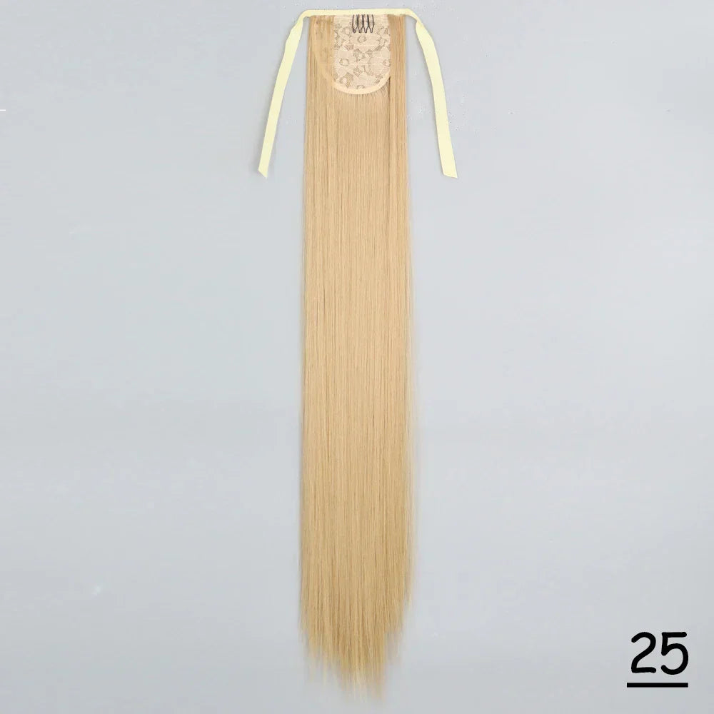 Synthetic Ponytail Hair Extension Natural Hairpiece Clip In