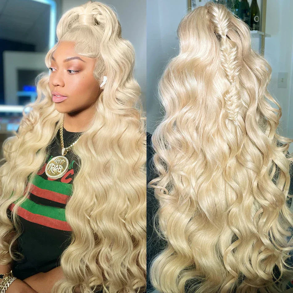 Hd Lace Frontal Wig Blonde Body