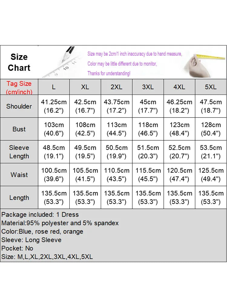 5Xl Vonda Bohemian Women Maxi Long Dress Vintage