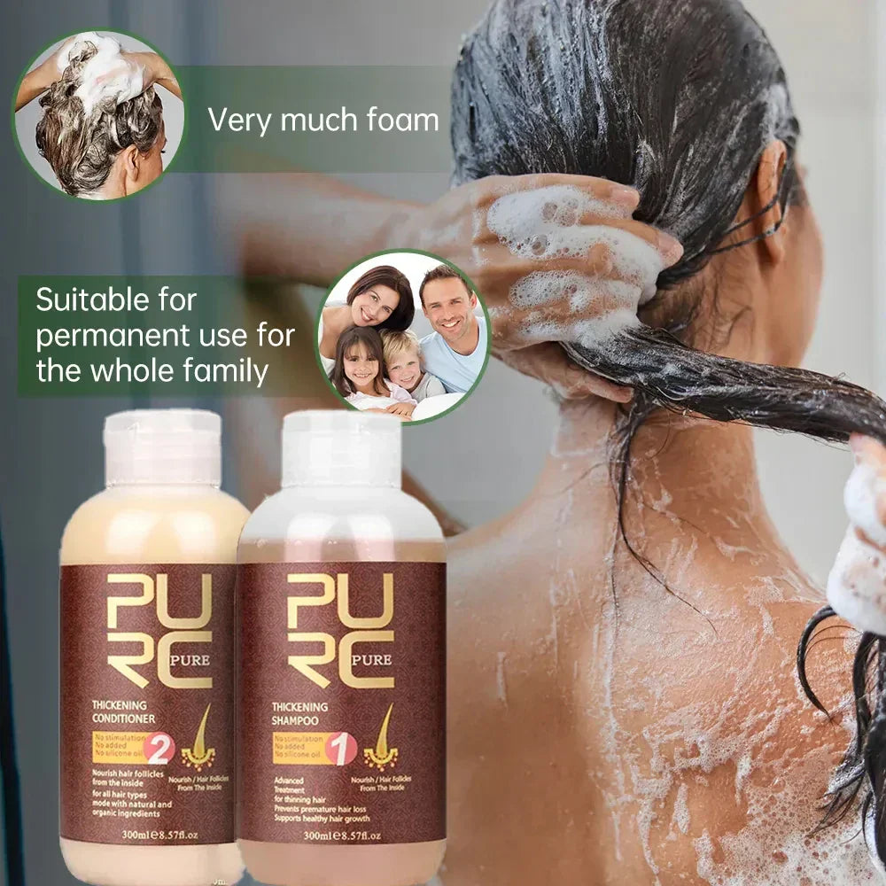 Purc Ginger Shampoo Set Anti Hair Loss Fast