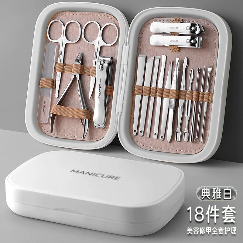New In Professional Manicure Set Stainless Steel Nail