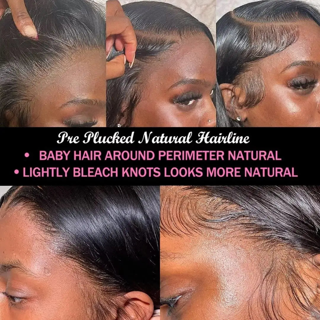 Hd Lace Frontal Wig 13X6 13X4 Bone Straight