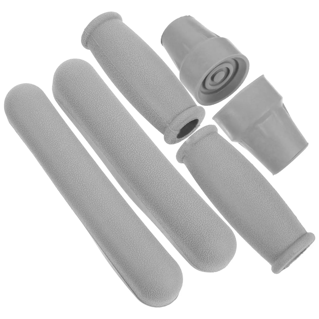 Set Walking Crutch Hand Grip Underarm Crutch Pad