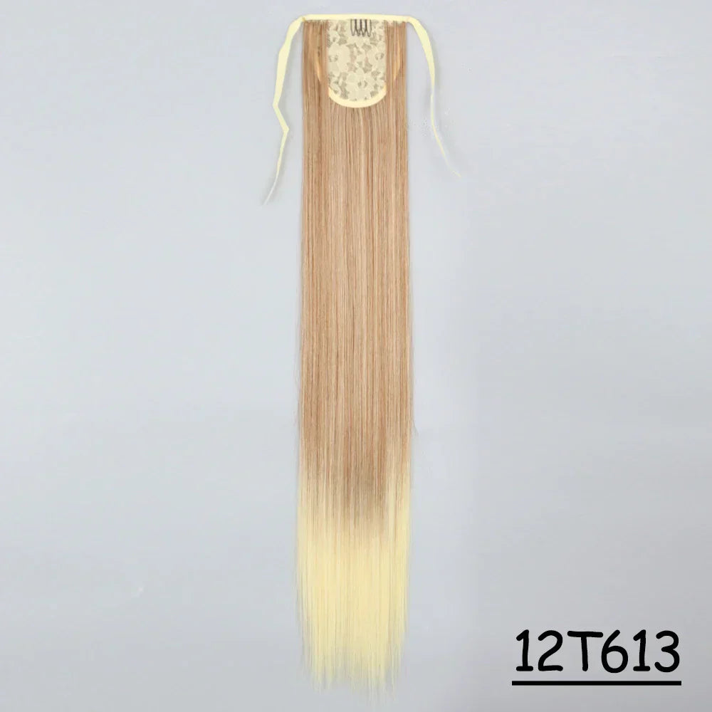 Synthetic Ponytail Hair Extension Natural Hairpiece Clip In